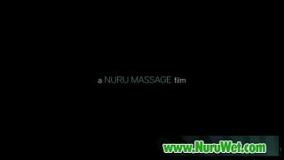 Gorgeous babe gives a Nuru massage 24
